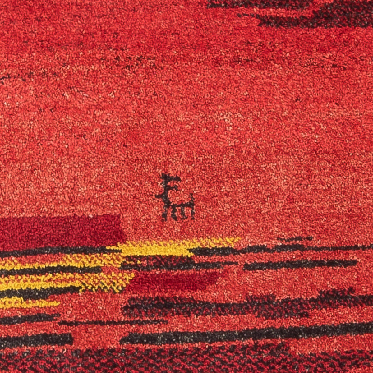 Tappeto corsia Tappeto Gabbeh - Persero - 200 x 83 cm - multicolore