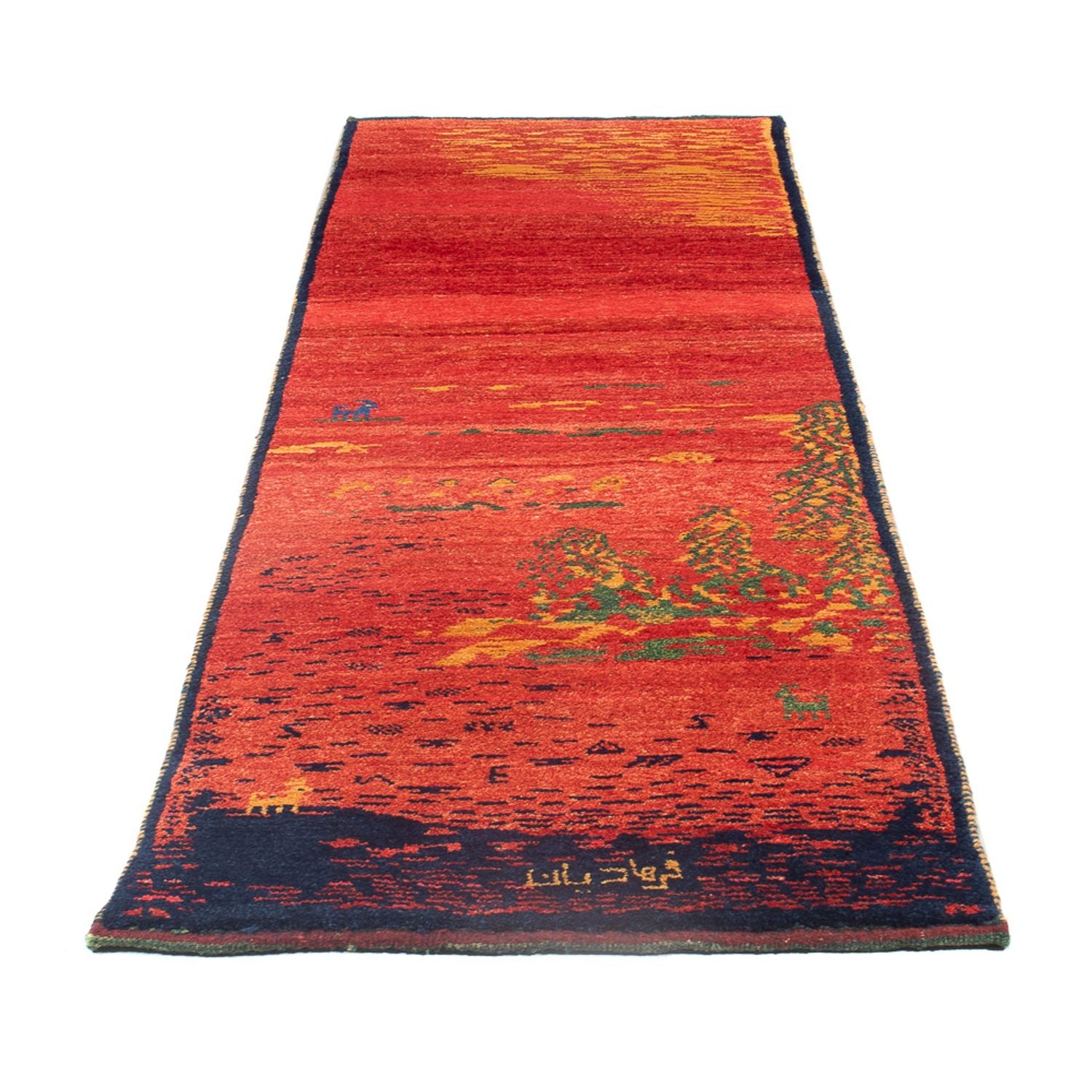 Tappeto corsia Tappeto Gabbeh - Persero - 235 x 75 cm - multicolore