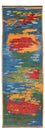 Tappeto corsia Tappeto Gabbeh - Persero - 242 x 78 cm - multicolore