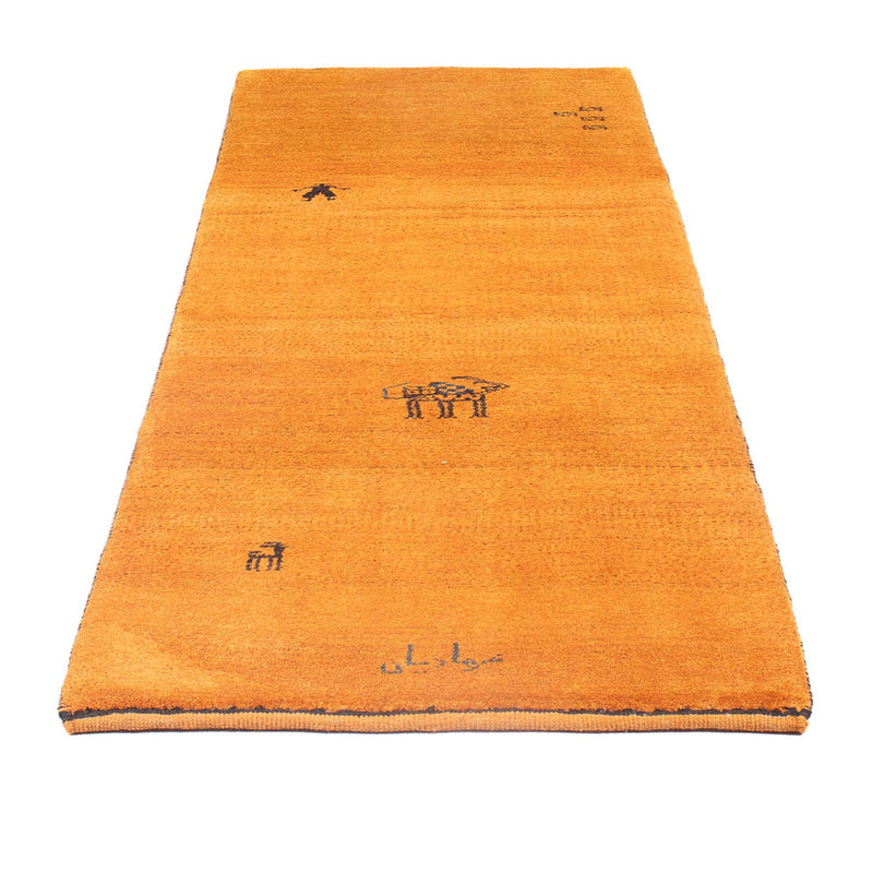Tappeto corsia Tappeto Gabbeh - Persero - 220 x 74 cm - arancione