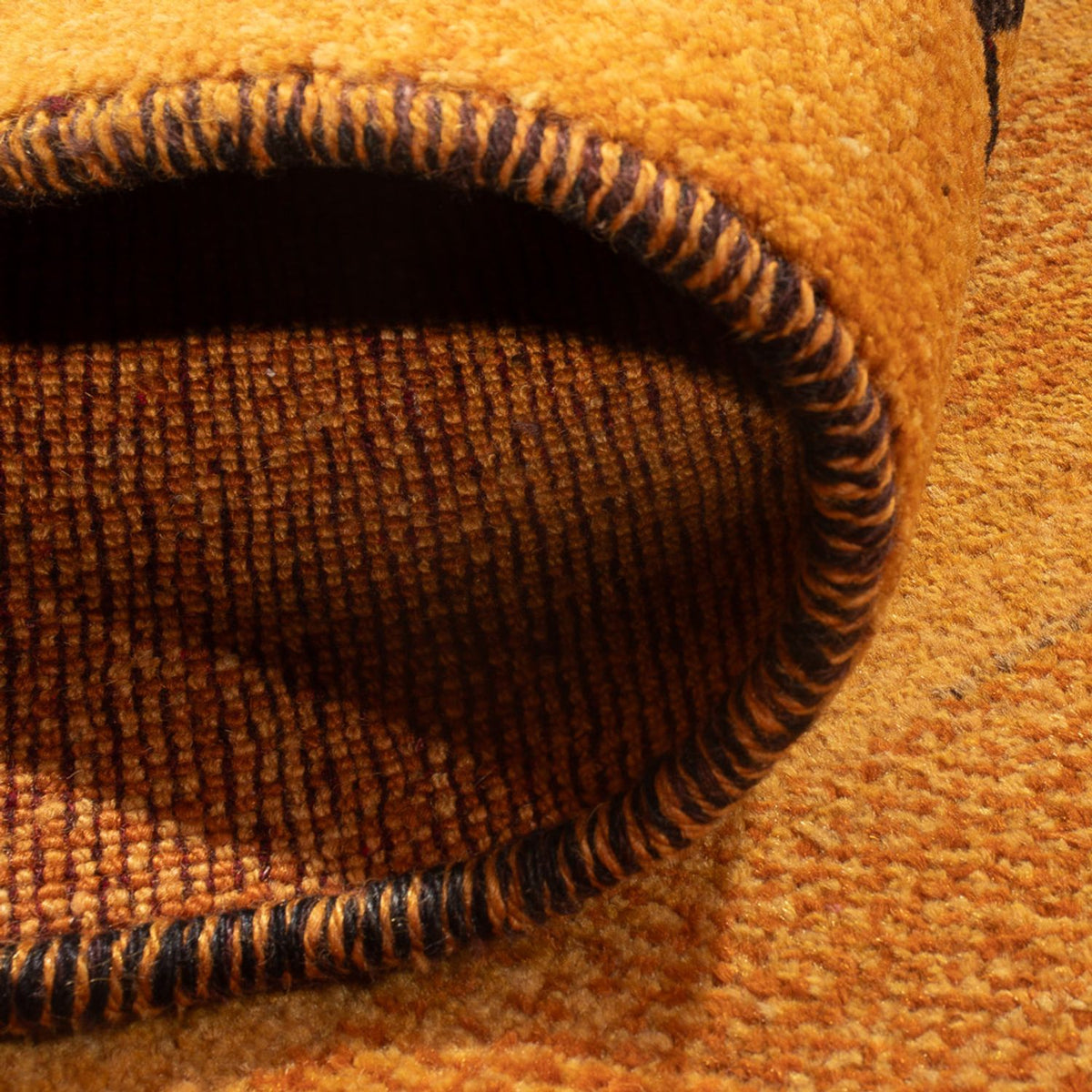 Tappeto corsia Tappeto Gabbeh - Persero - 236 x 85 cm - arancione