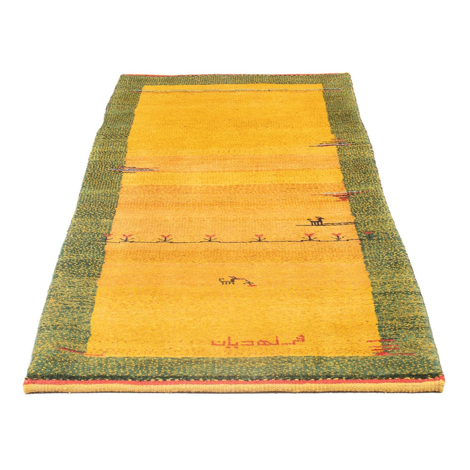 Tappeto corsia Tappeto Gabbeh - Persero - 196 x 83 cm - multicolore