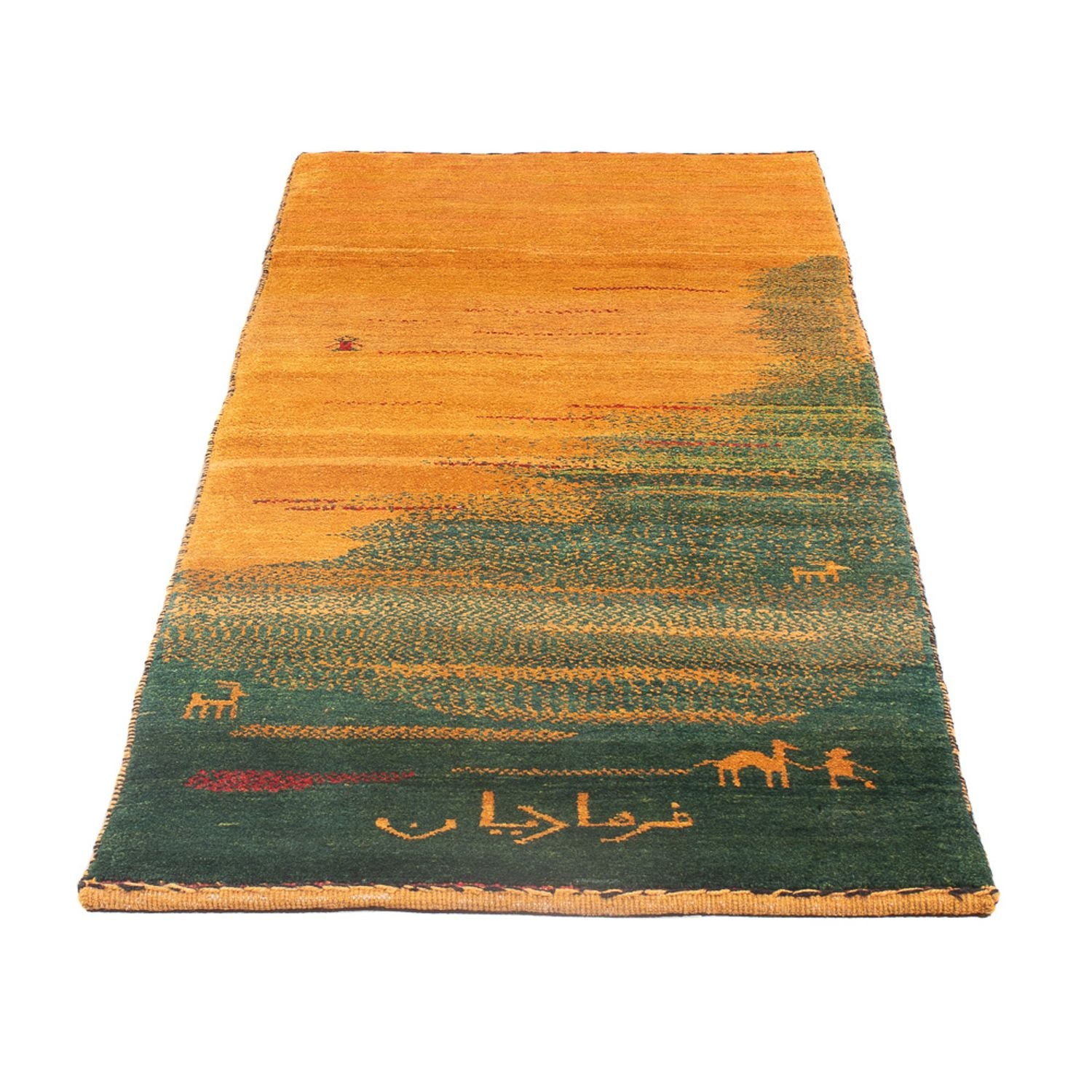 Tappeto corsia Tappeto Gabbeh - Persero - 186 x 71 cm - multicolore