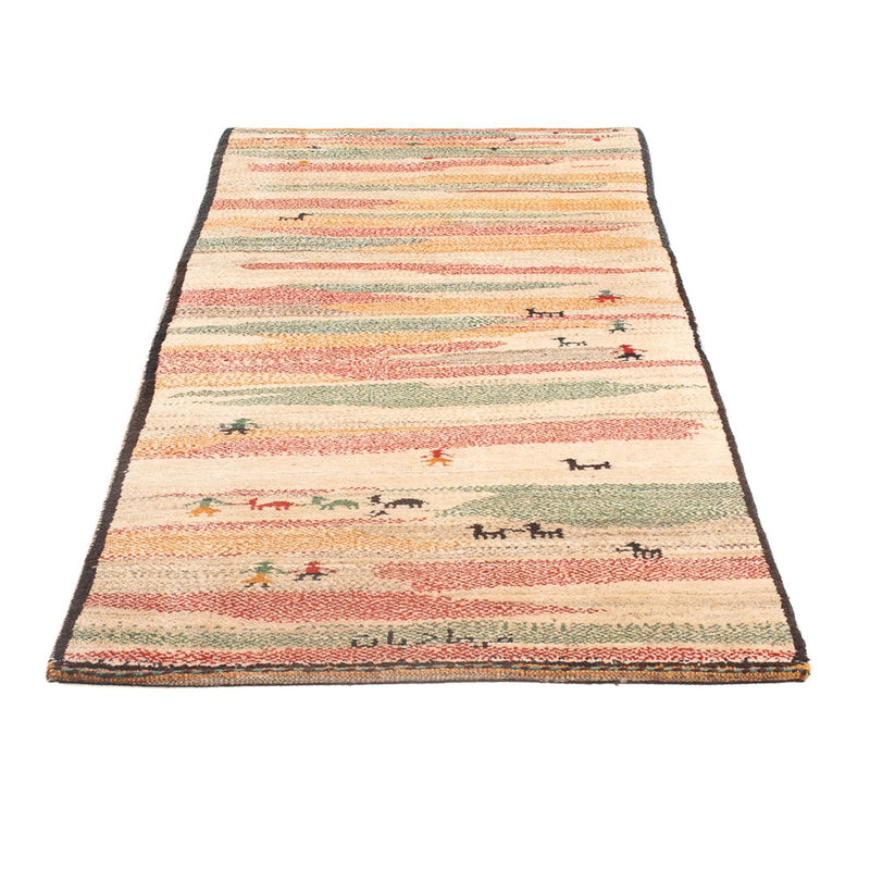 Tappeto corsia Tappeto Gabbeh - Persero - 205 x 78 cm - multicolore