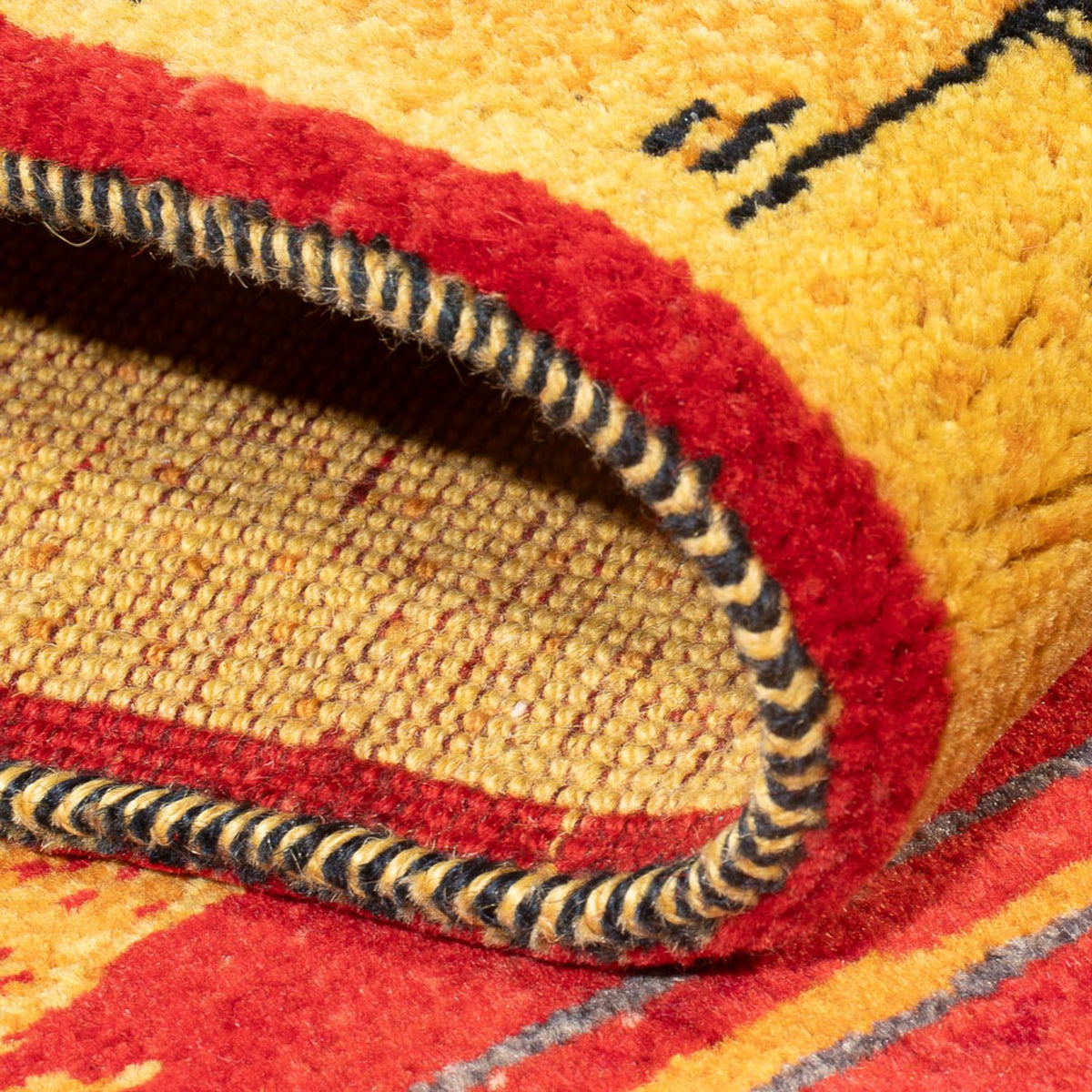 Tappeto corsia Tappeto Gabbeh - Persero - 288 x 84 cm - multicolore