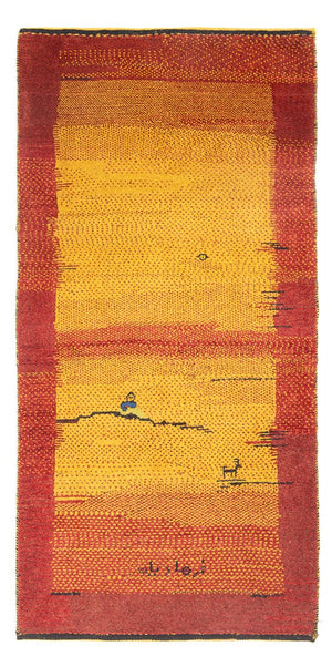 Tappeto corsia Tappeto Gabbeh - Persero - 188 x 88 cm - multicolore