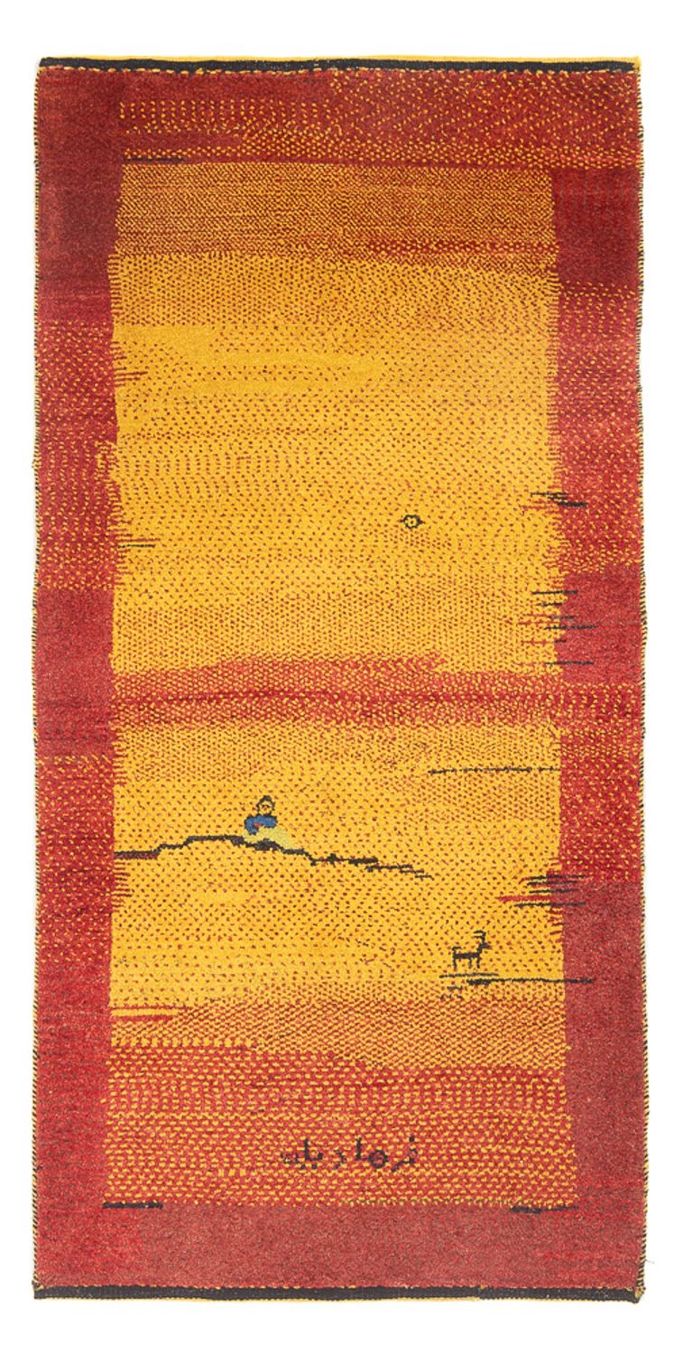 Tappeto corsia Tappeto Gabbeh - Persero - 188 x 88 cm - multicolore