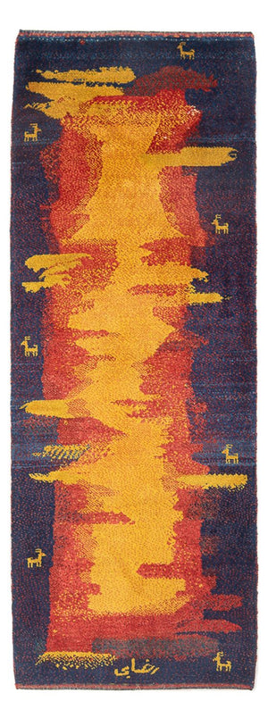 Tappeto corsia Tappeto Gabbeh - Persero - 212 x 80 cm - multicolore