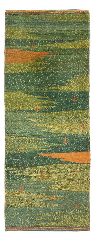 Tappeto corsia Tappeto Gabbeh - Persero - 220 x 82 cm - multicolore