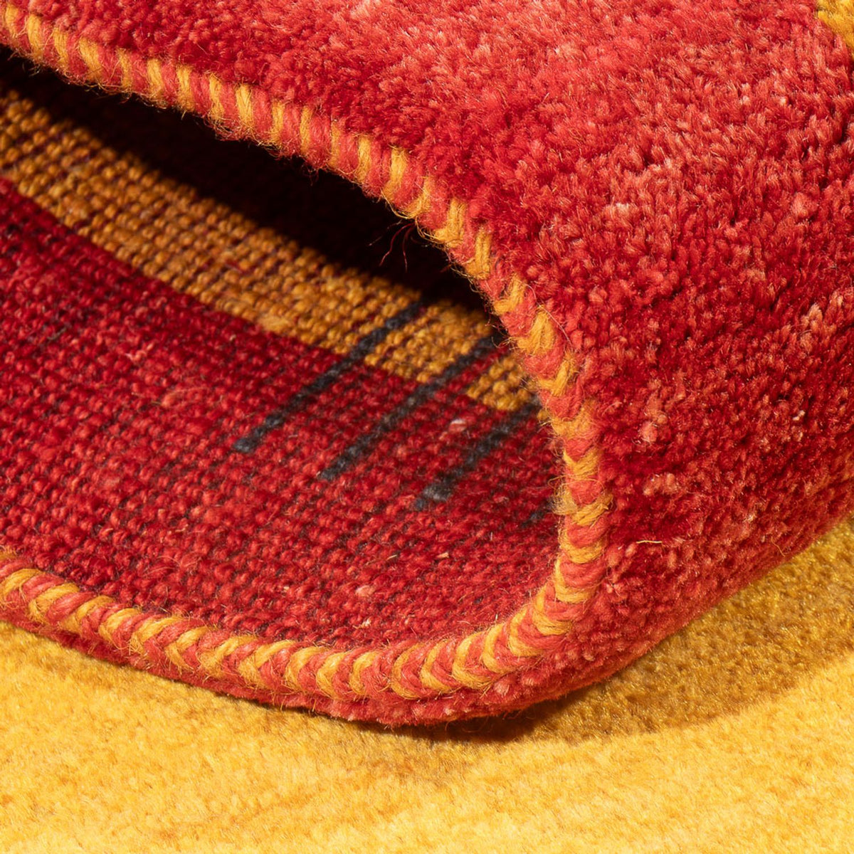 Tappeto corsia Tappeto Gabbeh - Persero - 215 x 70 cm - multicolore