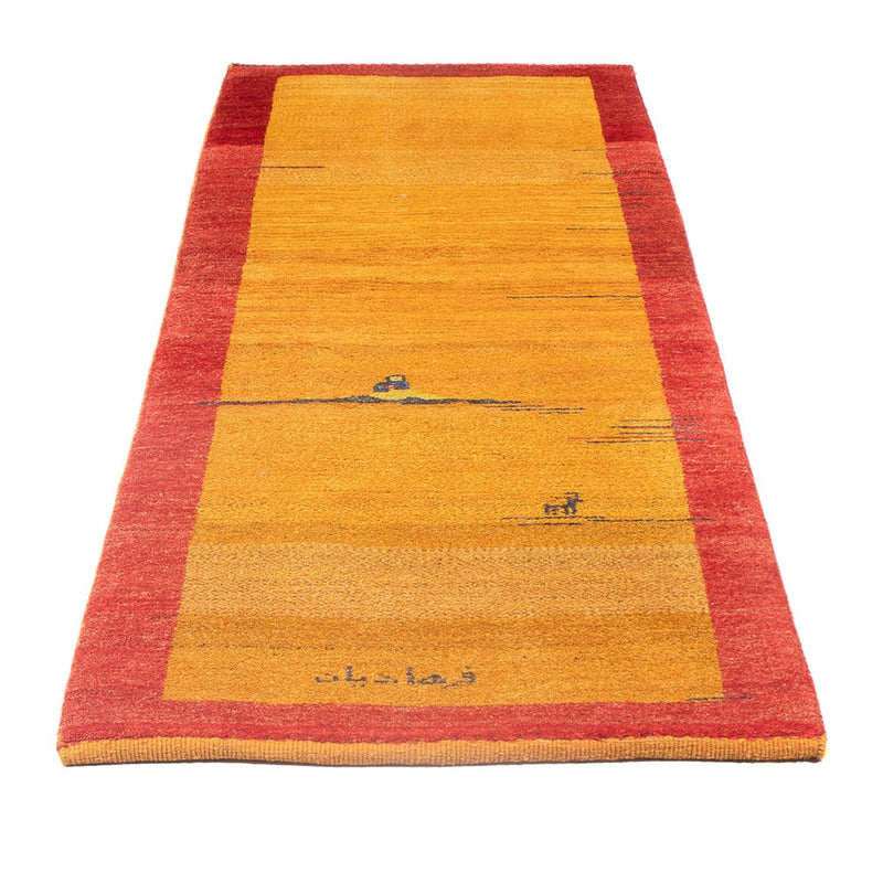 Tappeto corsia Tappeto Gabbeh - Persero - 215 x 70 cm - multicolore