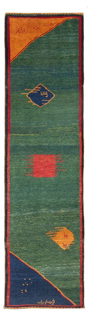 Tappeto corsia Tappeto Gabbeh - Persero - 265 x 72 cm - multicolore
