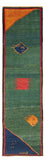Tappeto corsia Tappeto Gabbeh - Persero - 265 x 72 cm - multicolore