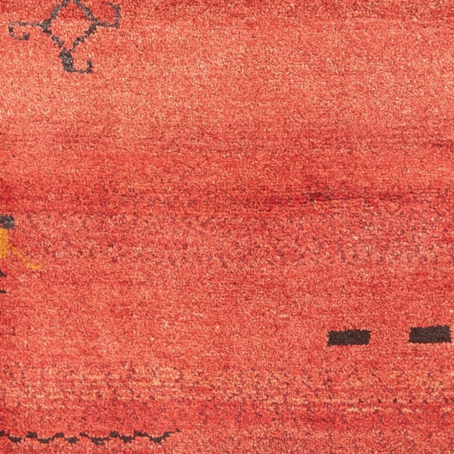 Tappeto corsia Tappeto Gabbeh - Persero - 225 x 83 cm - rosso chiaro