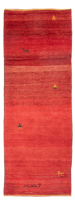 Tappeto corsia Tappeto Gabbeh - Persero - 227 x 85 cm - rosso