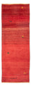 Tappeto corsia Tappeto Gabbeh - Persero - 227 x 85 cm - rosso