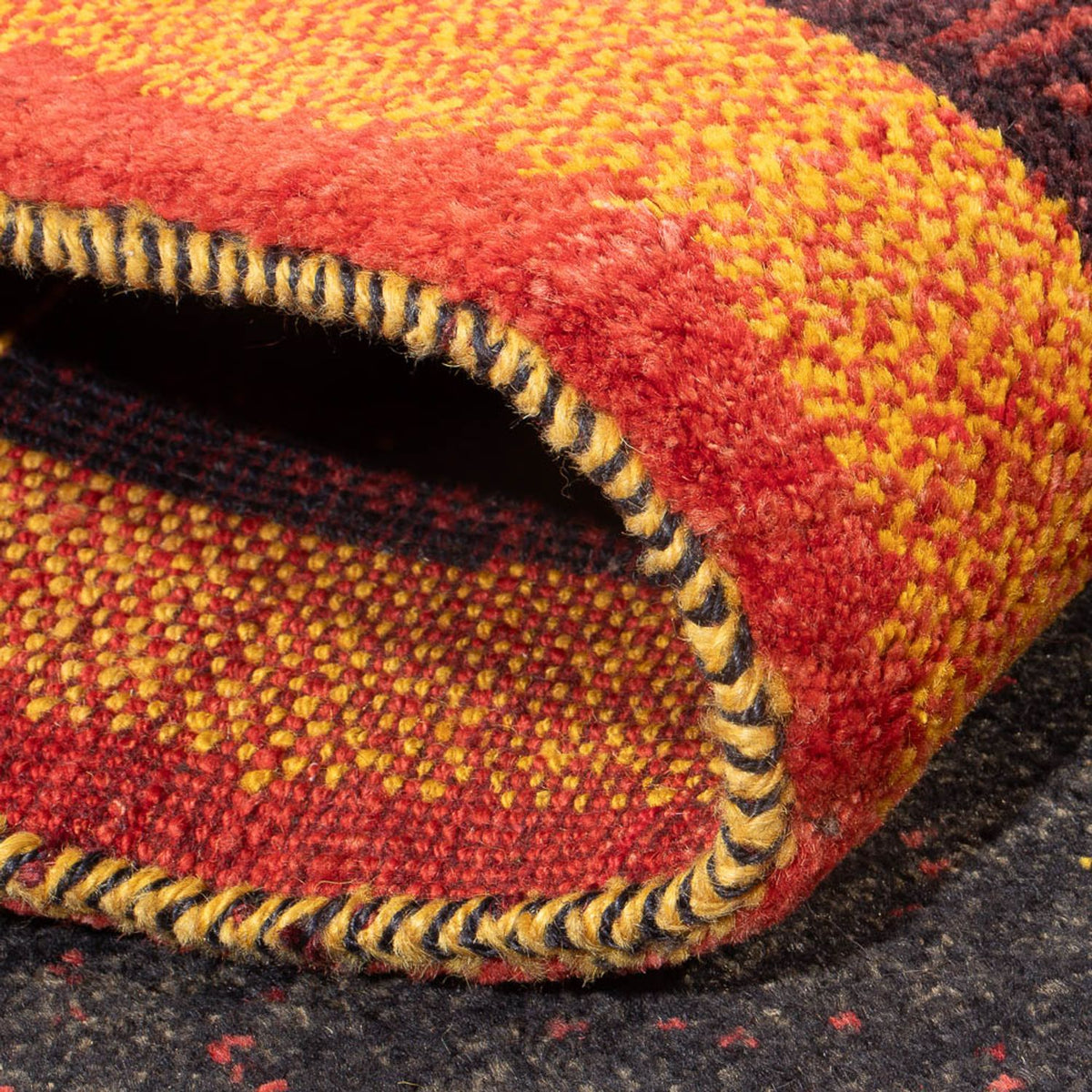 Tappeto corsia Tappeto Gabbeh - Persero - 260 x 86 cm - multicolore