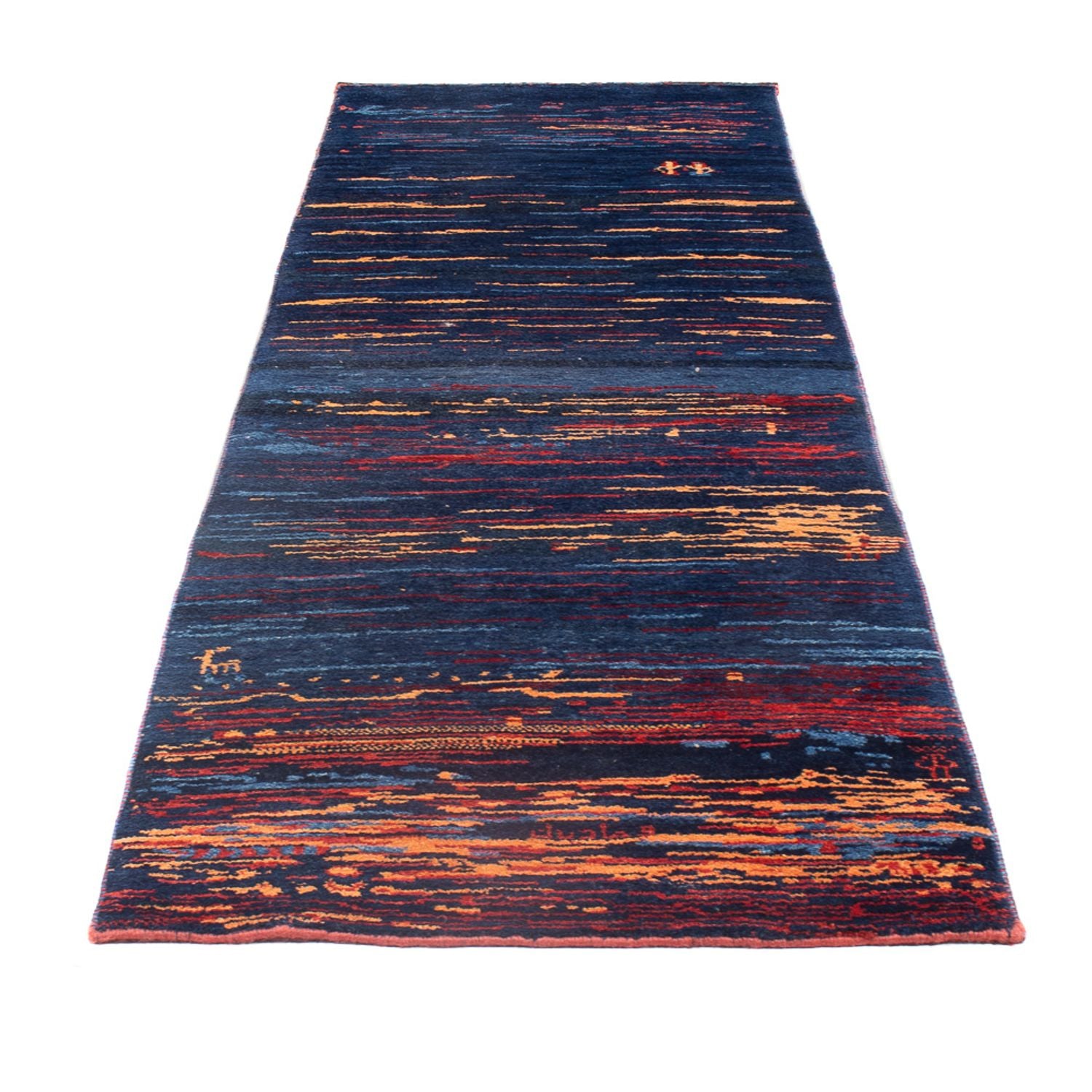 Tappeto corsia Tappeto Gabbeh - Persero - 279 x 80 cm - multicolore