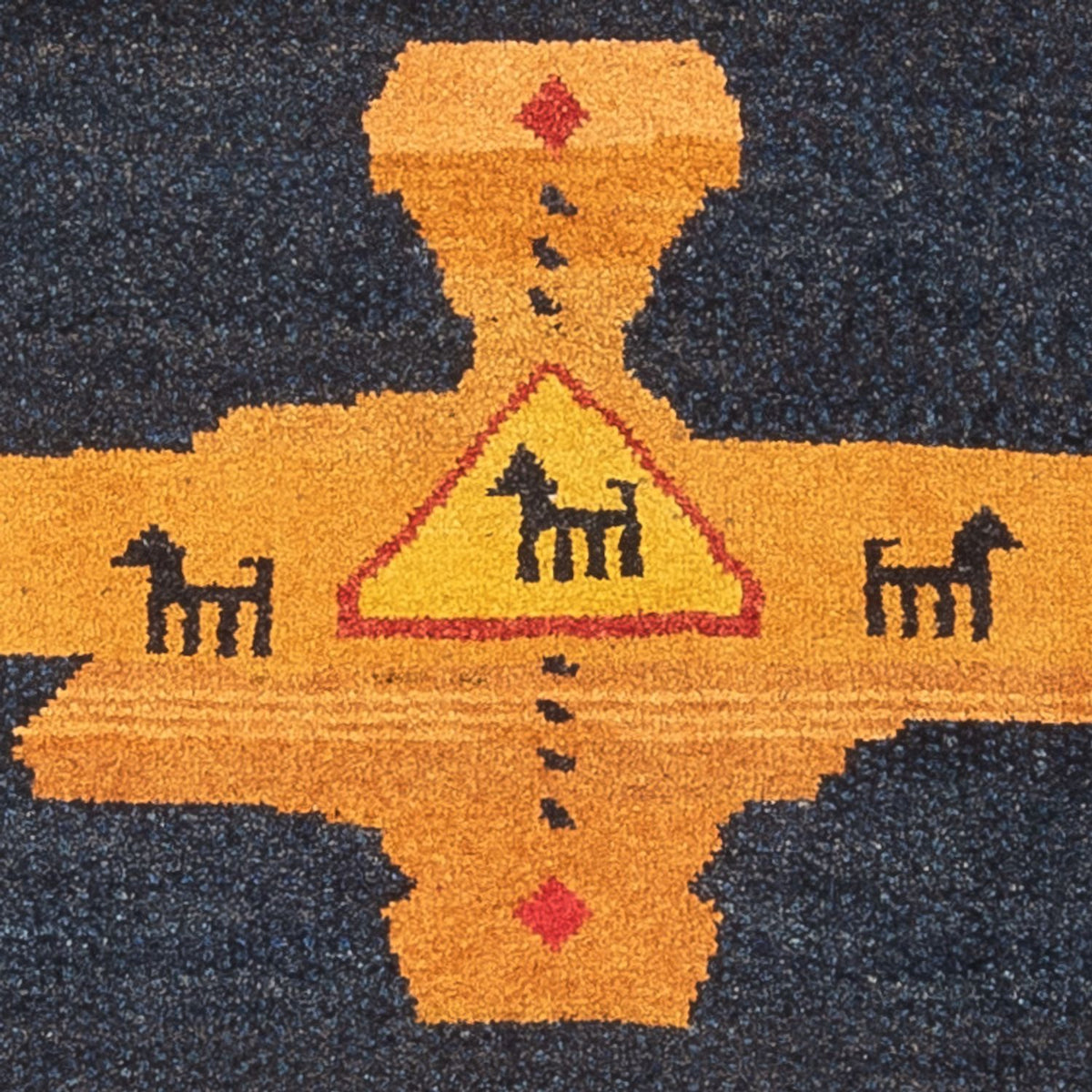 Tappeto corsia Tappeto Gabbeh - Persero - 217 x 79 cm - multicolore