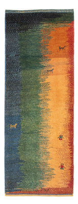 Tappeto corsia Tappeto Gabbeh - Persero - 202 x 68 cm - multicolore