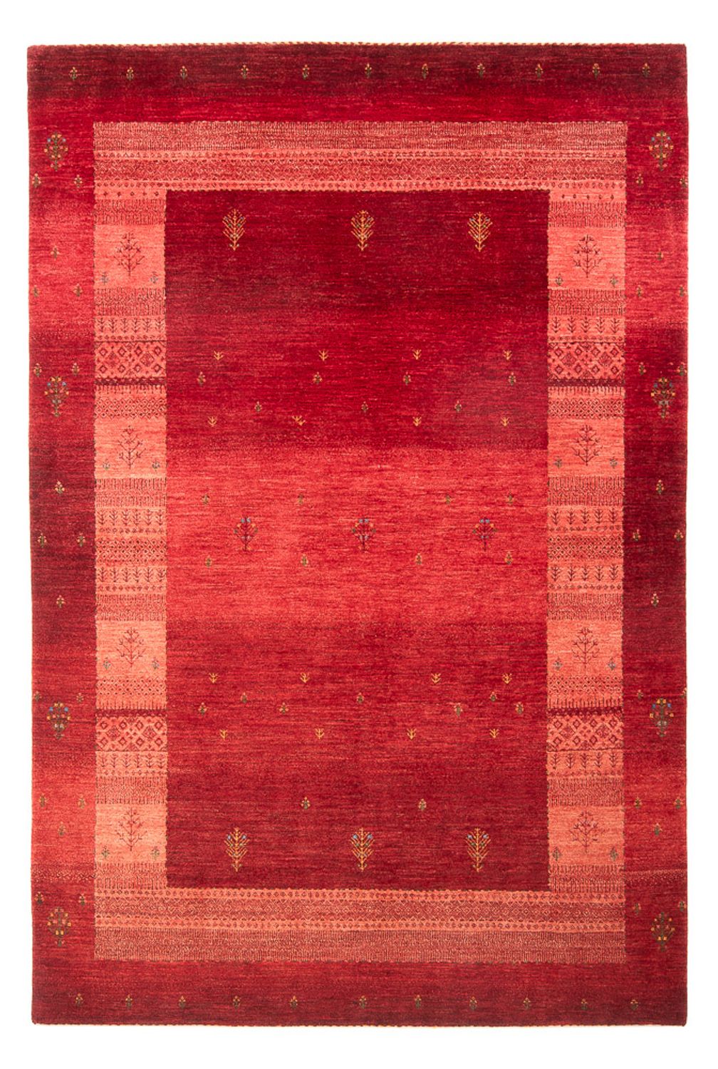 Tappeto Gabbeh - Loribaft Persero - 257 x 173 cm - rosso
