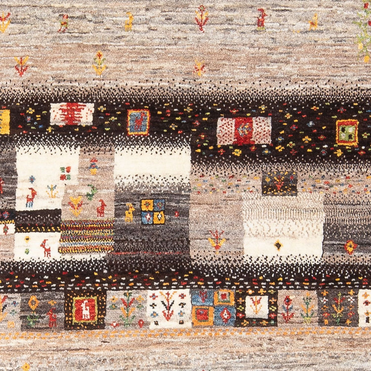 Tappeto Gabbeh - Loribaft Persero - 196 x 131 cm - multicolore