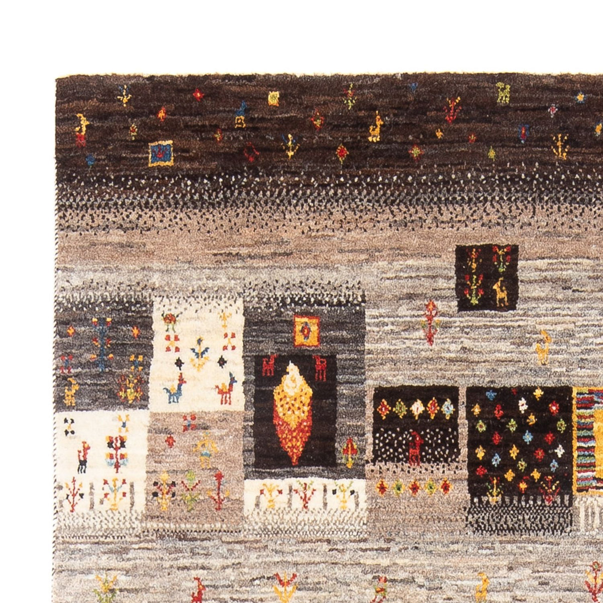 Tappeto Gabbeh - Loribaft Persero - 196 x 131 cm - multicolore