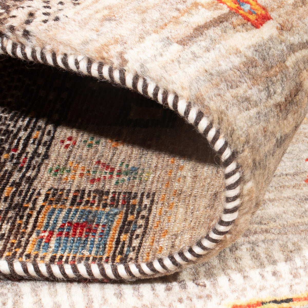 Tappeto Gabbeh - Loribaft Persero - 196 x 131 cm - multicolore