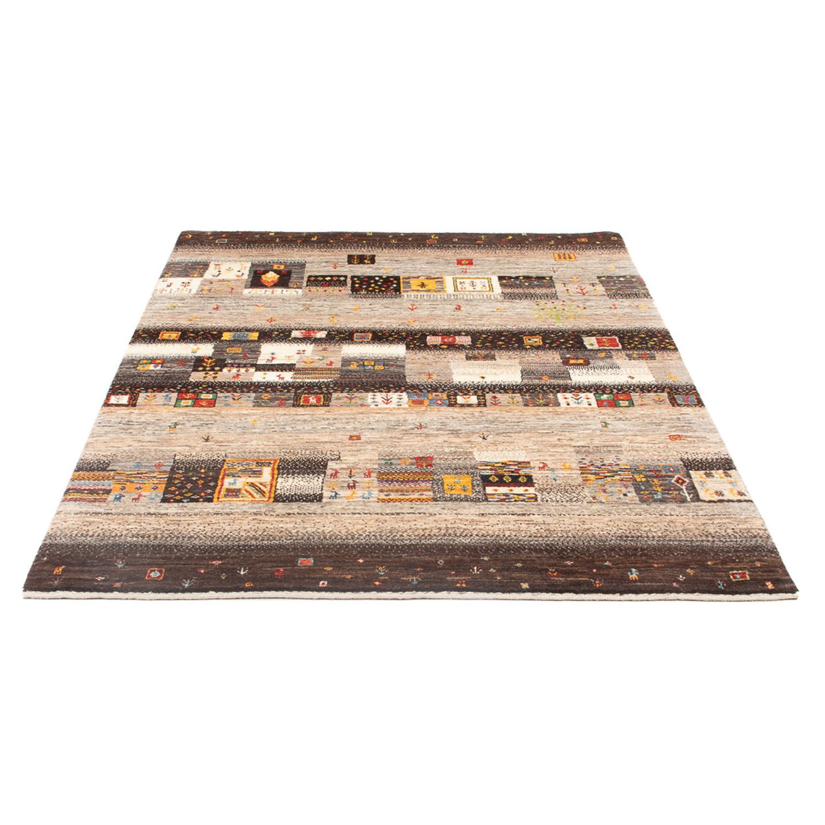 Tappeto Gabbeh - Loribaft Persero - 196 x 131 cm - multicolore