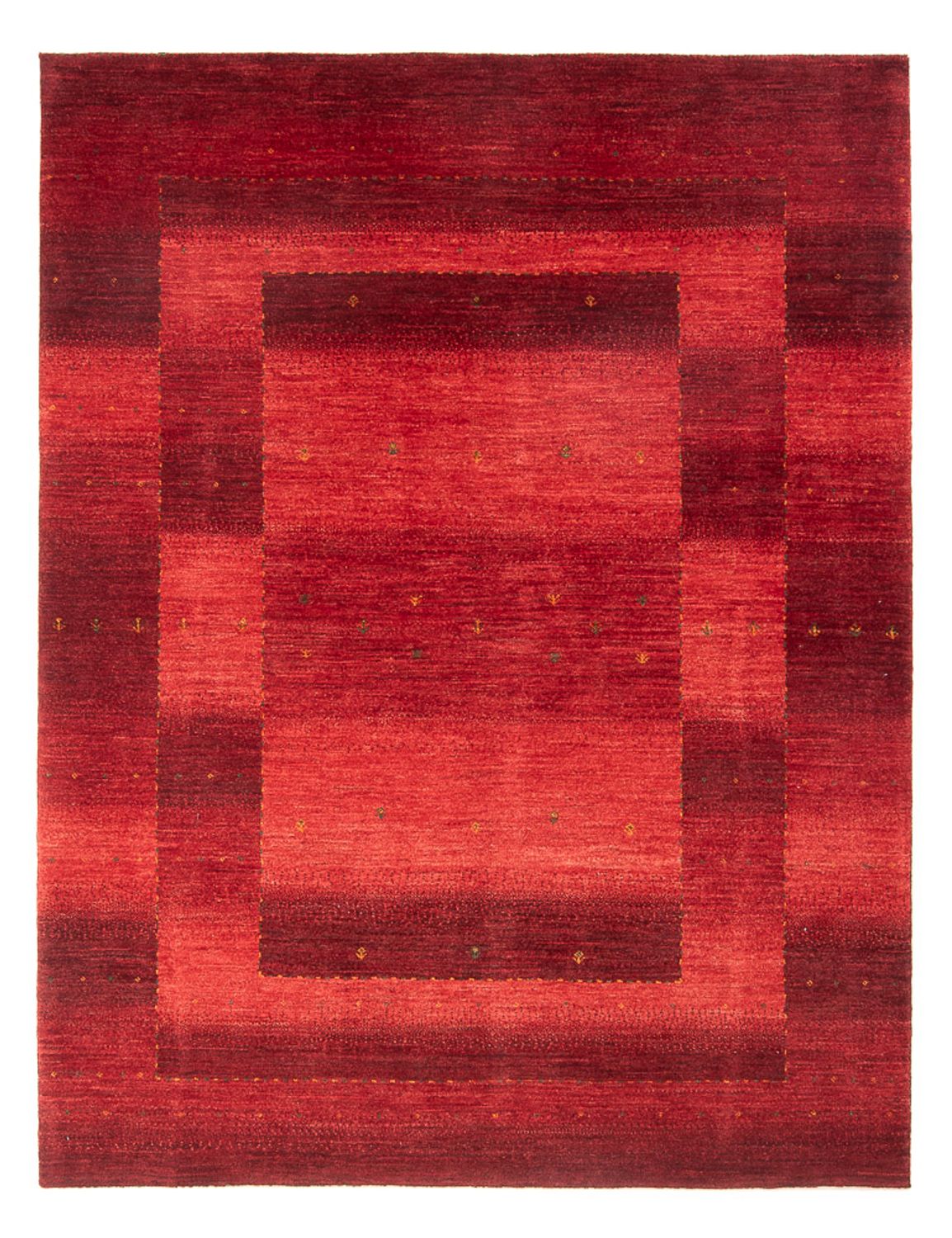 Tappeto Gabbeh - Loribaft Persero - 204 x 155 cm - rosso