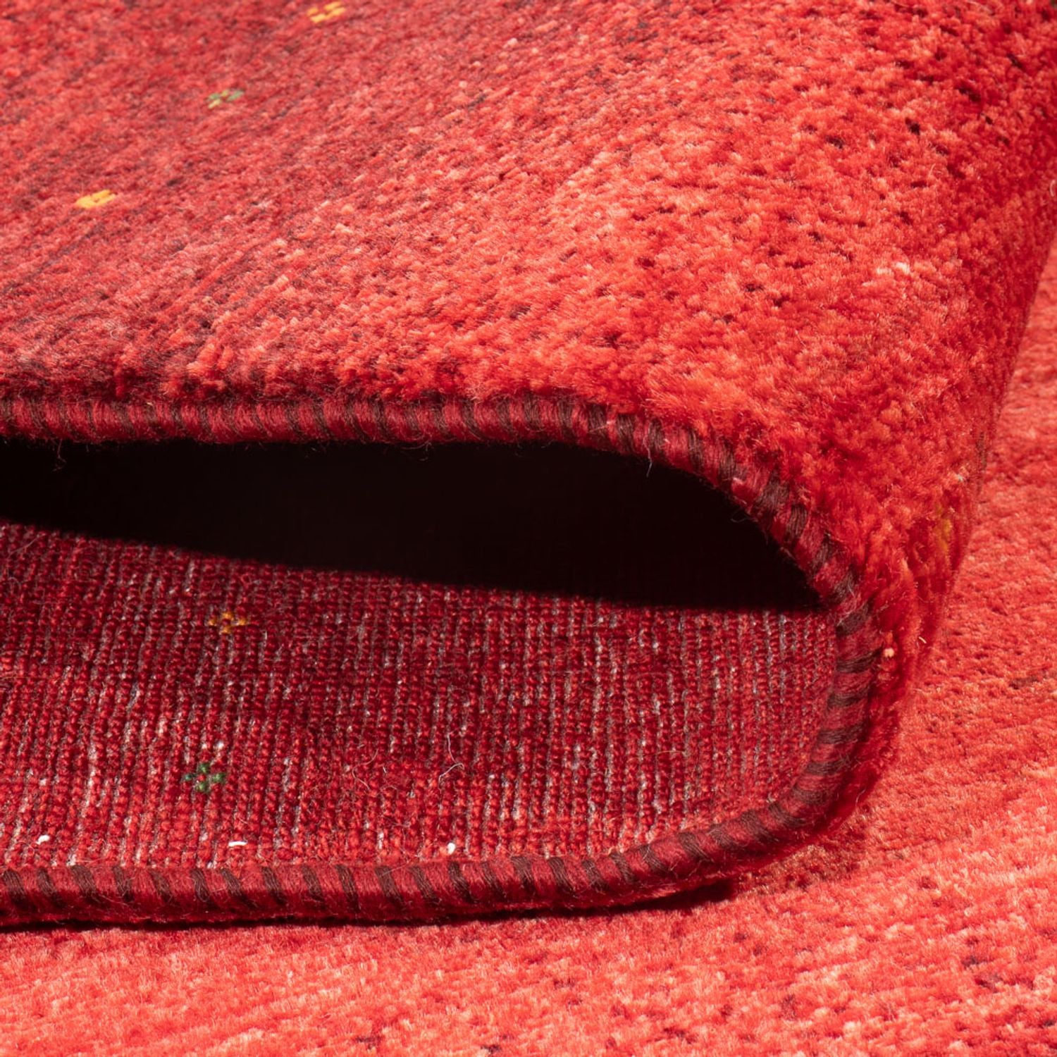 Tappeto Gabbeh - Loribaft Persero - 204 x 155 cm - rosso