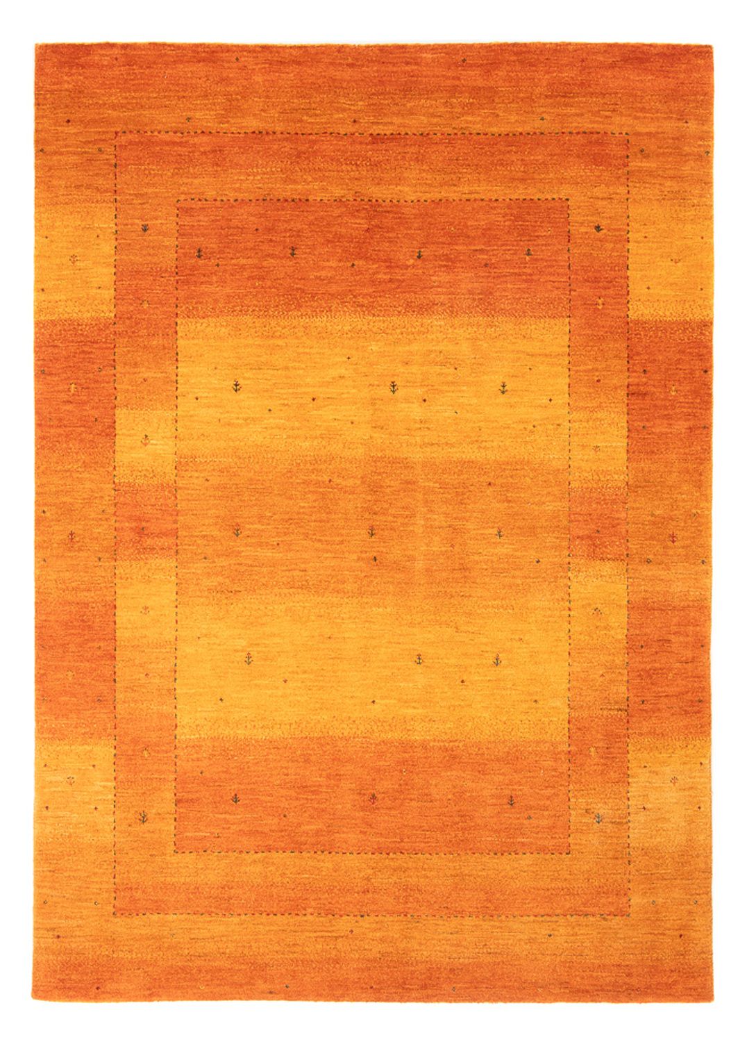 Tappeto Gabbeh - Loribaft Persero - 209 x 155 cm - arancione