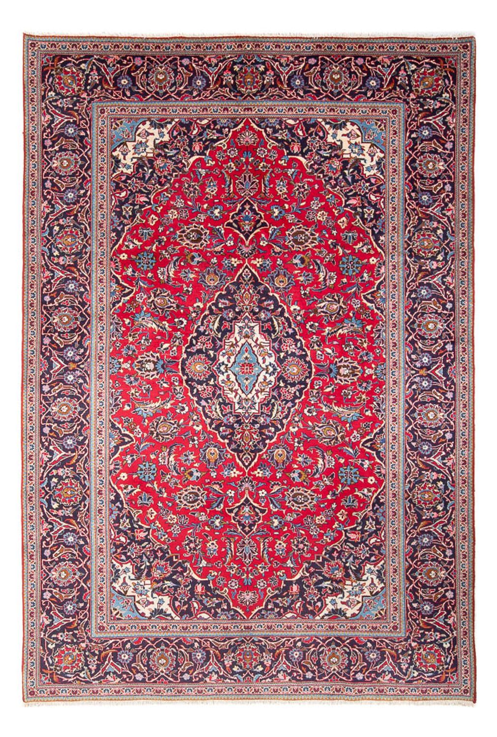 Tappeto Persero - Keshan - 290 x 194 cm - rosso