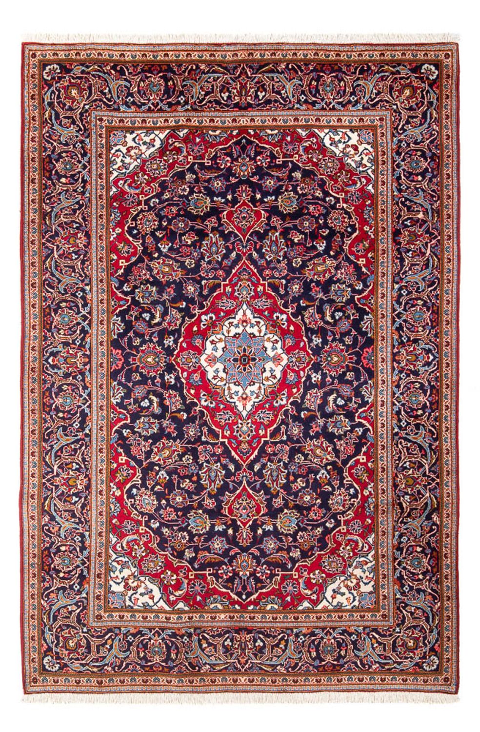 Tappeto Persero - Keshan - 300 x 200 cm - blu scuro