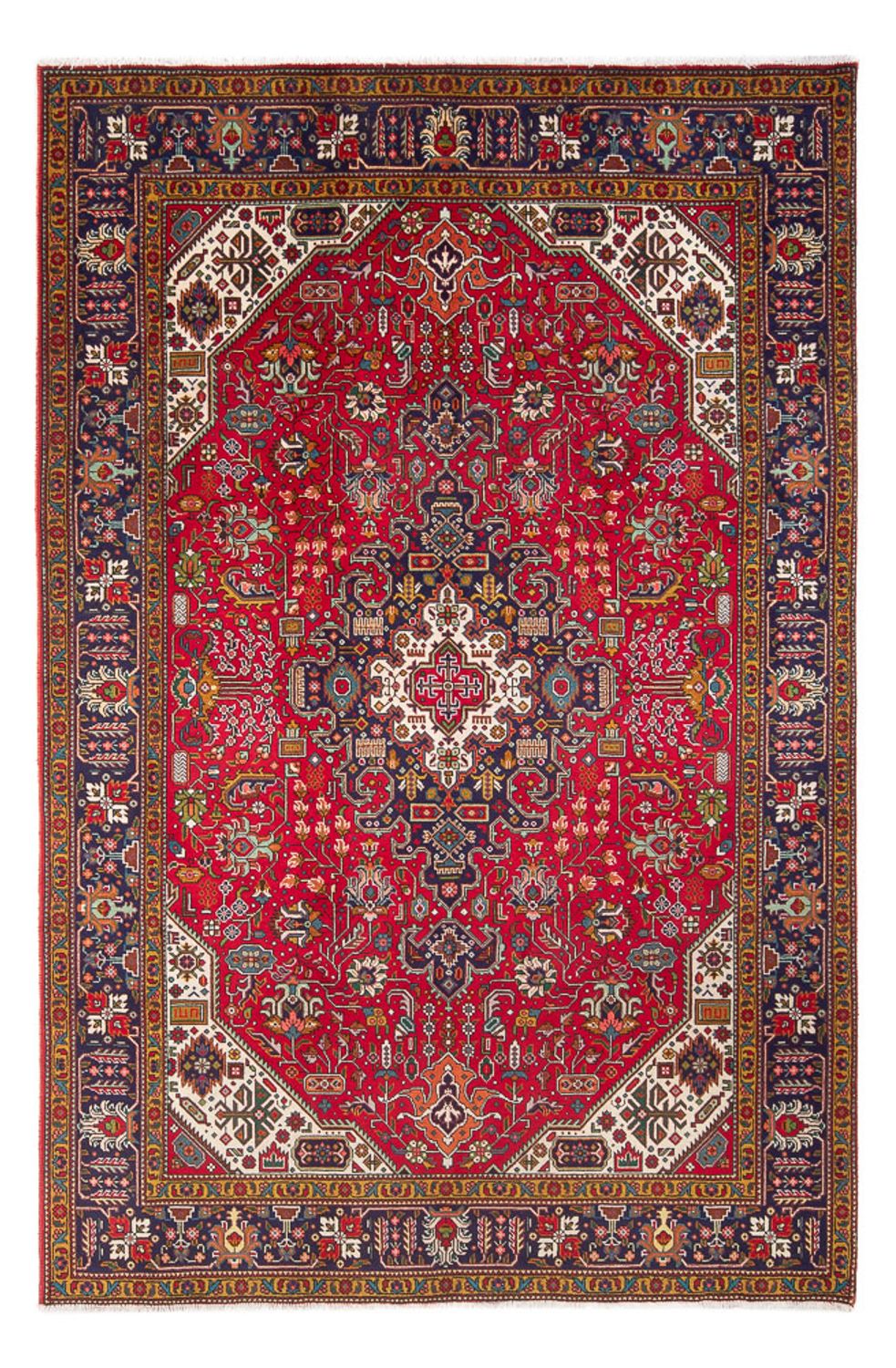 Tappeto Persero - Keshan - 294 x 202 cm - rosso