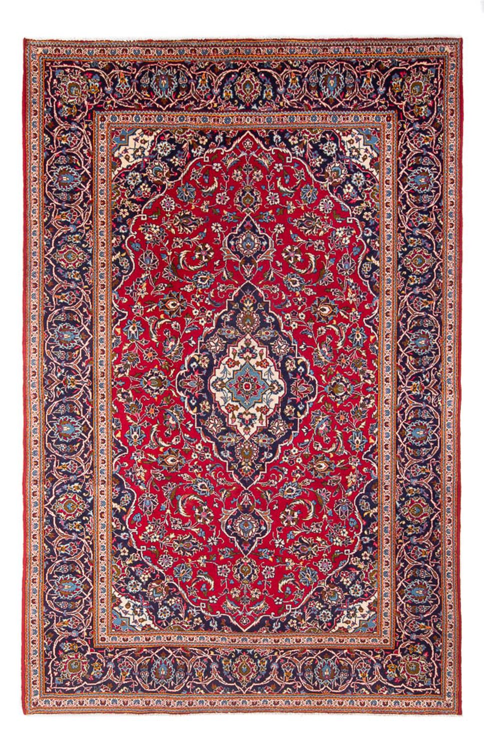 Tappeto Persero - Keshan - 295 x 195 cm - rosso