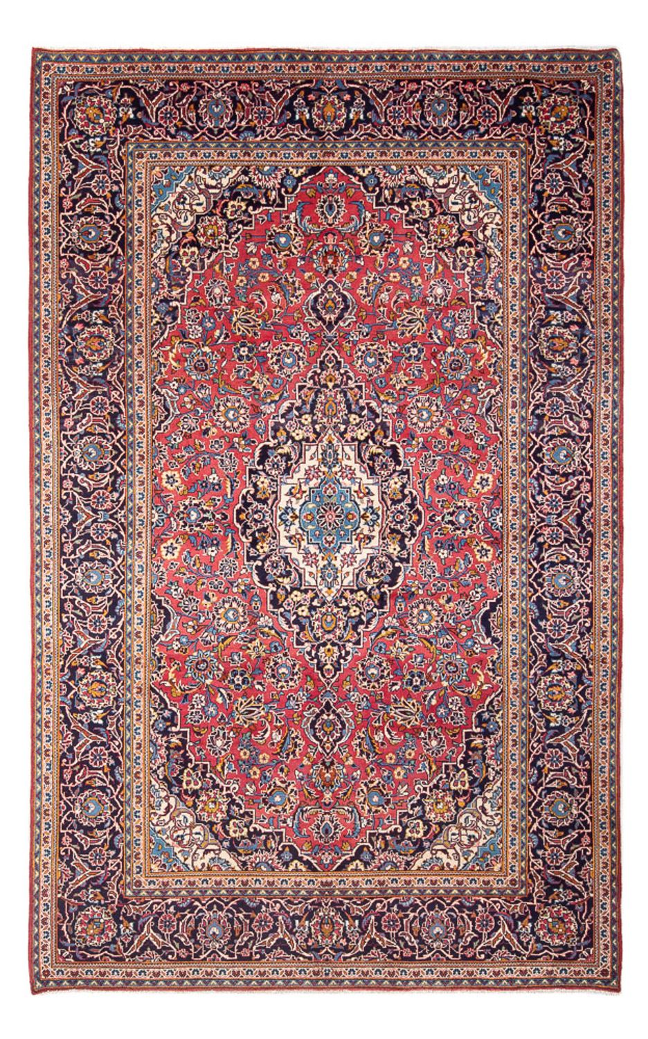Tappeto Persero - Keshan - 312 x 196 cm - rosso chiaro
