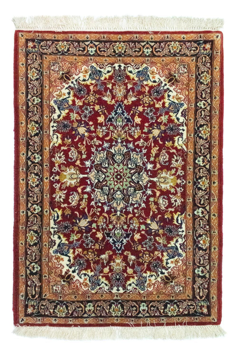 Tappeto Persero - Isfahan - Premio - 99 x 71 cm - rosso