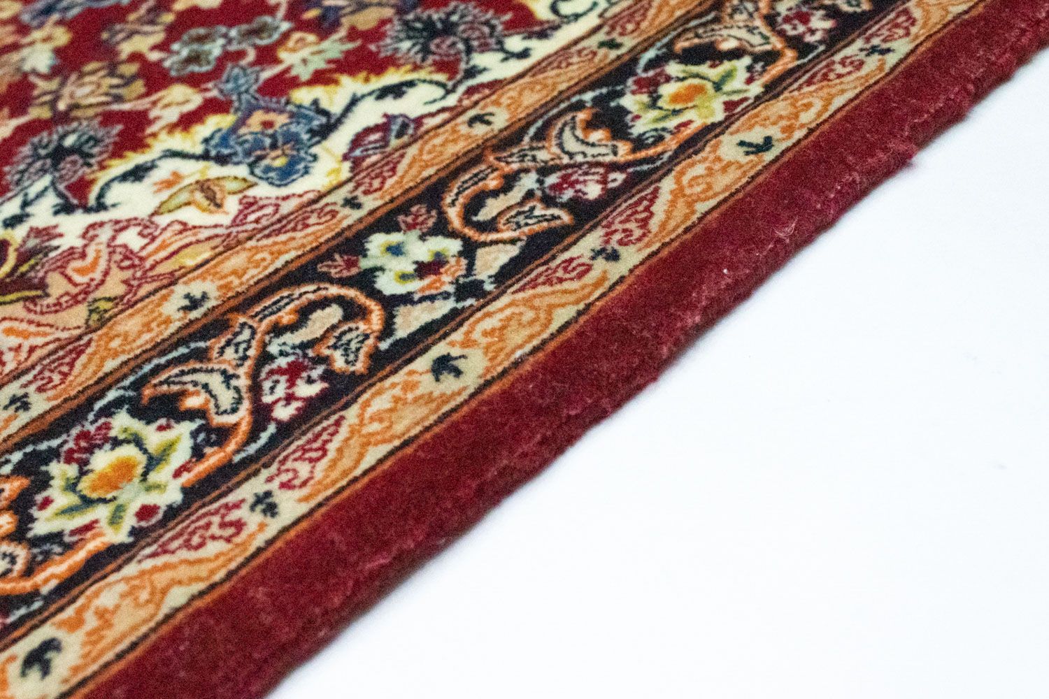Tappeto Persero - Isfahan - Premio - 99 x 71 cm - rosso