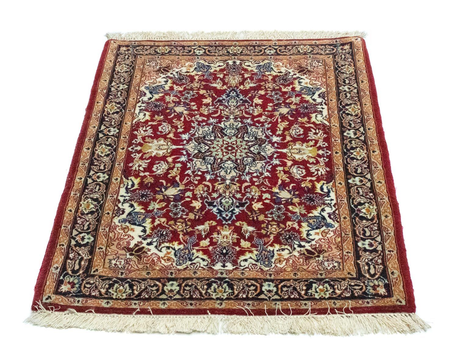 Tappeto Persero - Isfahan - Premio - 99 x 71 cm - rosso