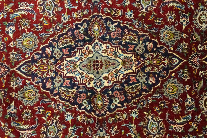Tappeto Persero - Keshan - 218 x 147 cm - rosso