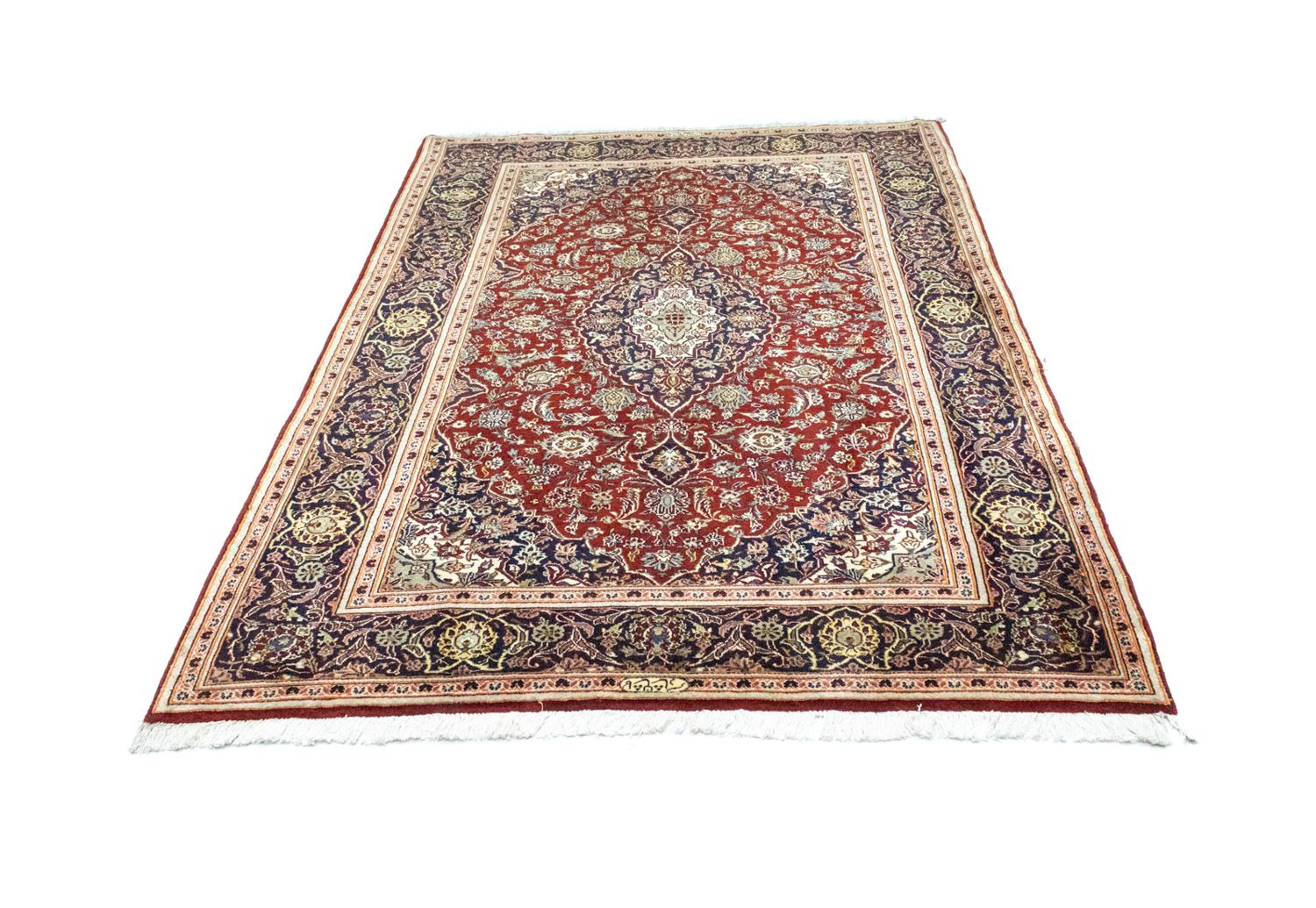 Tappeto Persero - Keshan - 218 x 147 cm - rosso