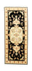 Tappeto corsia Tappeto Persero - Tabriz - Reale - 191 x 72 cm - nero