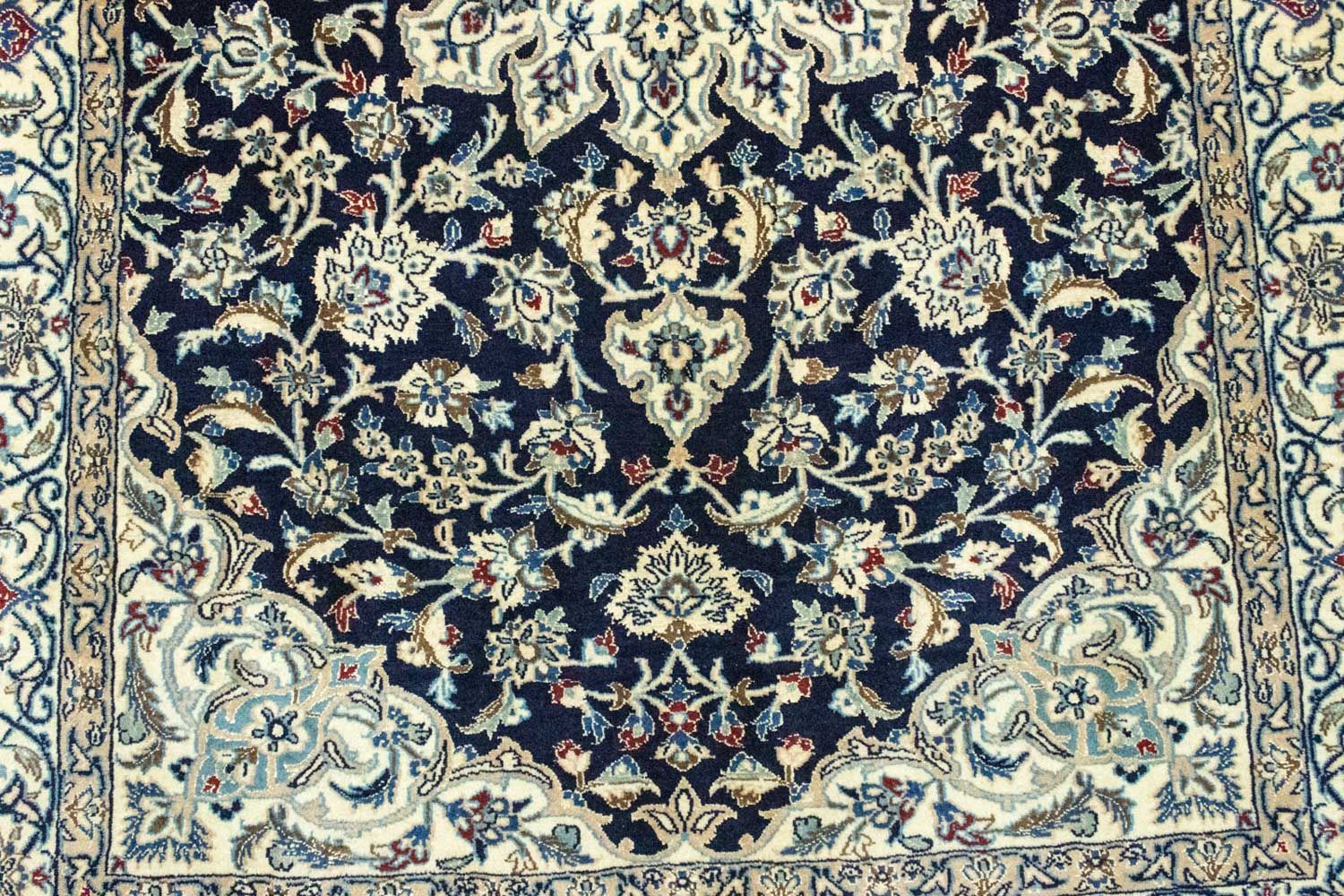 Tappeto Persero - Nain - 215 x 130 cm - blu scuro
