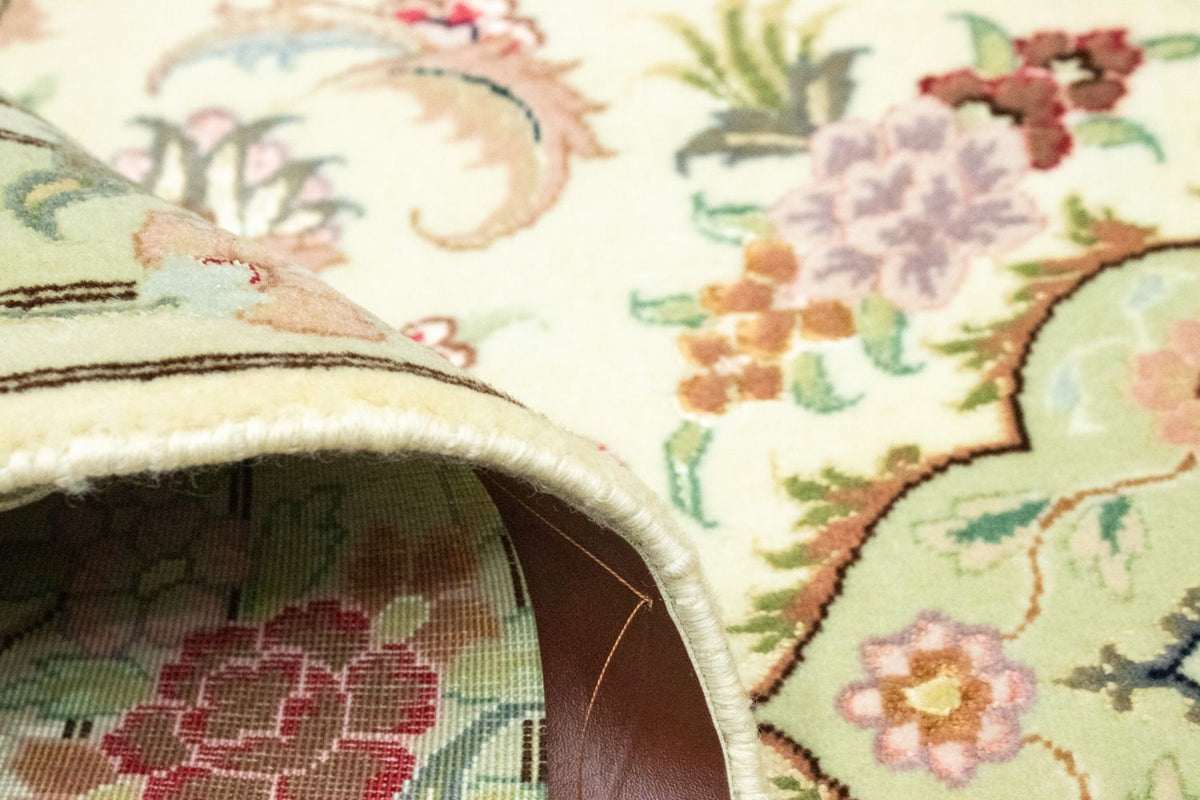 Tappeto corsia Tappeto Persero - Tabriz - 303 x 83 cm - beige