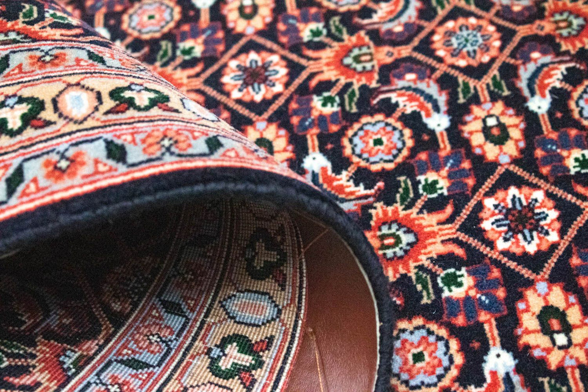 Tappeto corsia Tappeto Persero - Tabriz - Reale - 297 x 72 cm - blu