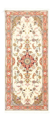 Tappeto corsia Tappeto Persero - Tabriz - Reale - 199 x 85 cm - beige