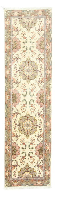 Tappeto corsia Tappeto Persero - Tabriz - 337 x 90 cm - beige