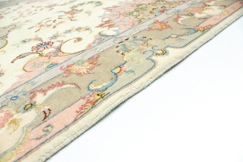 Tappeto corsia Tappeto Persero - Tabriz - 337 x 90 cm - beige