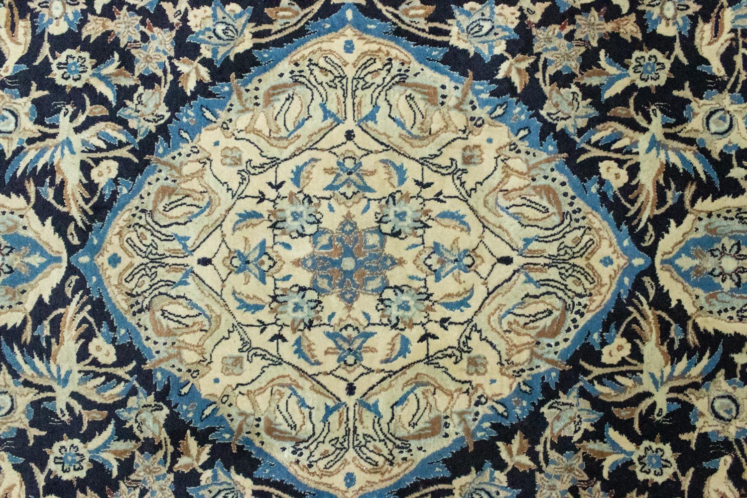 Tappeto Persero - Nain - 208 x 125 cm - blu scuro